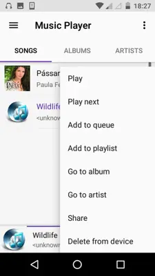 Music Player android App screenshot 8